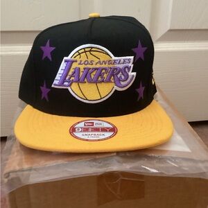 ‼️Mitchell & Ness Lakers Black Yellow Purple Hat NEW‼️